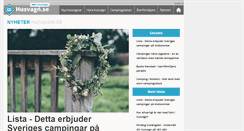 Desktop Screenshot of husvagn.se